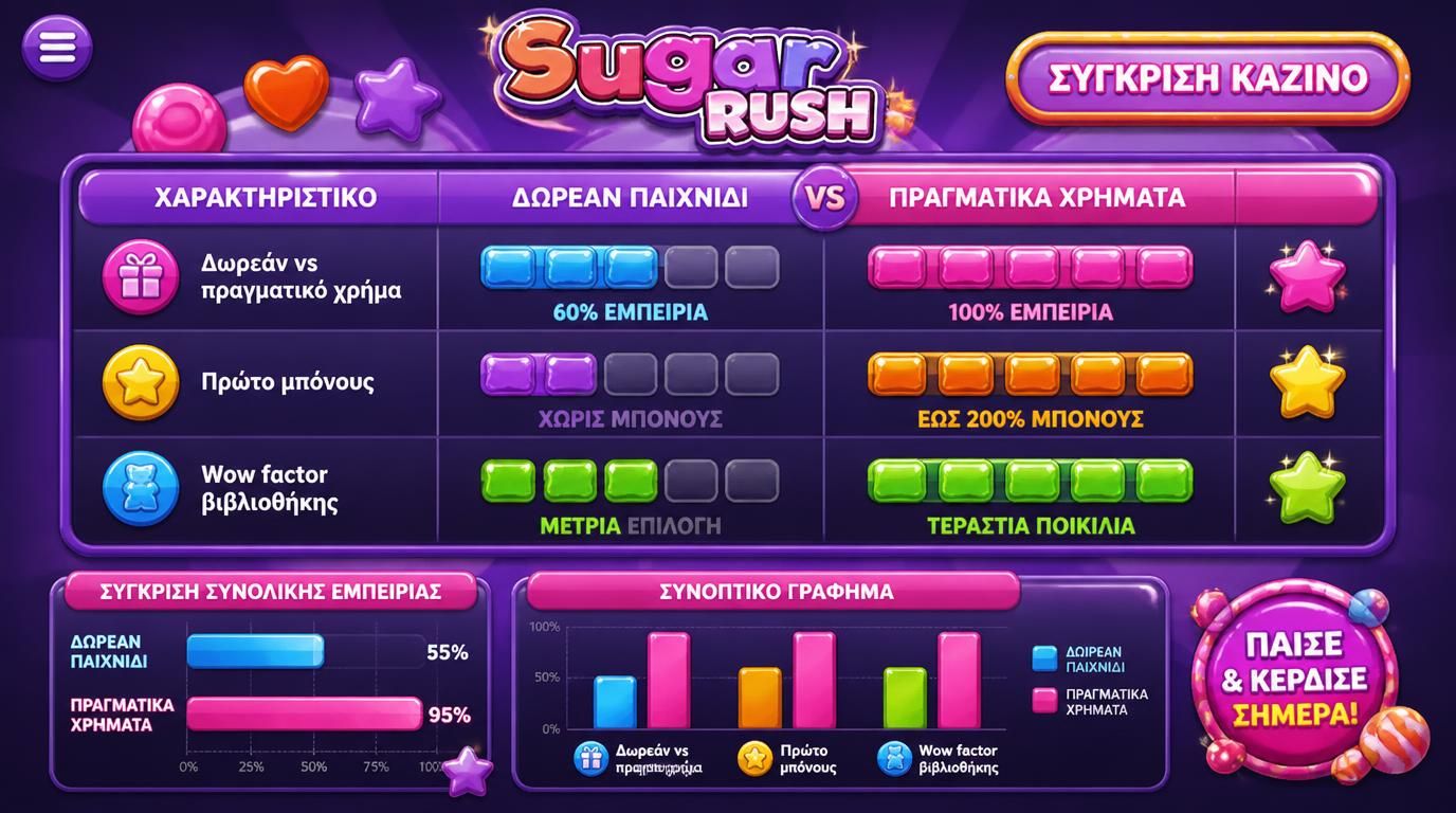 Ιδιότητες και εμπειρίες του demo Sugar Rush για παίκτες στην Κύπρο